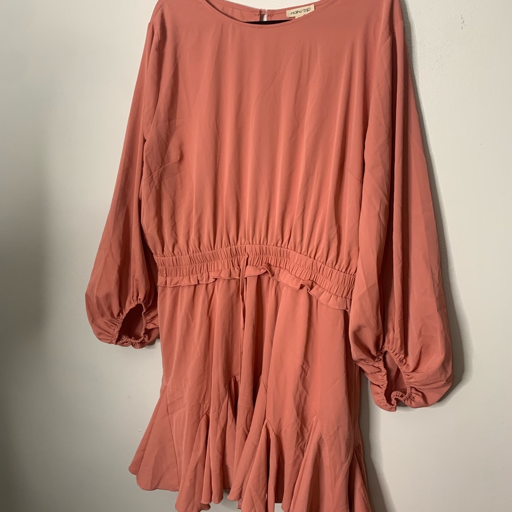 Pink Ruffle Dress - Picture 2 of 4